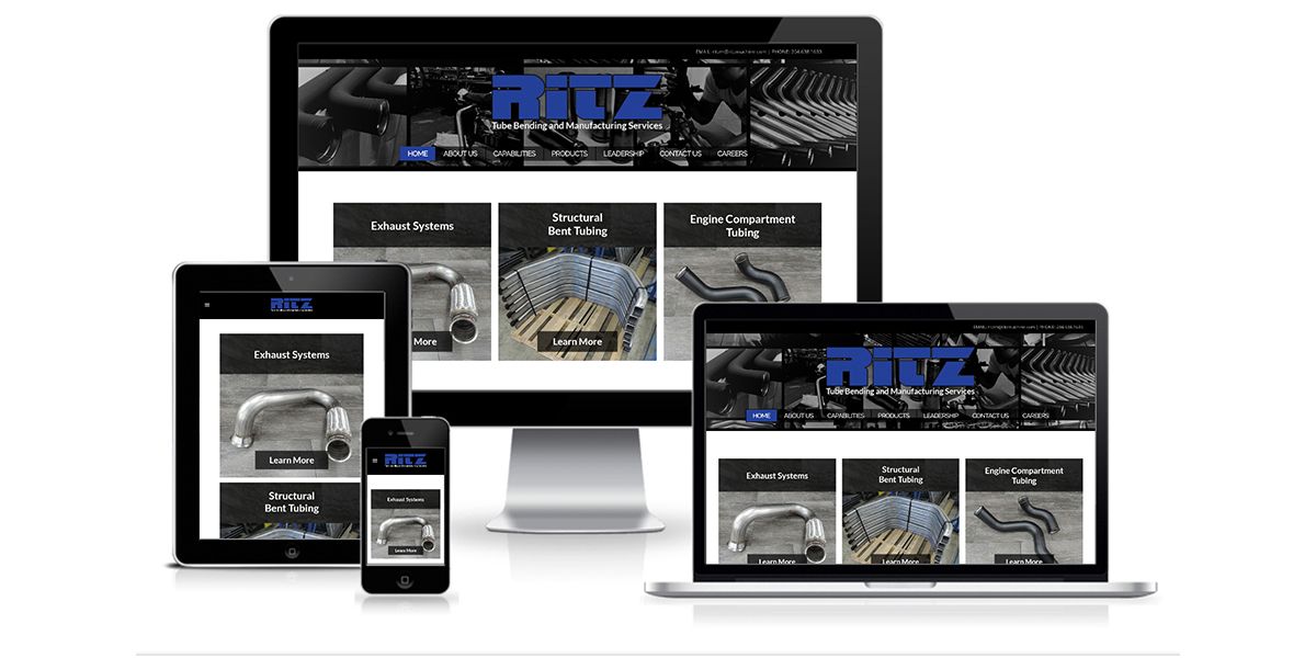 Ritz Machine Work Inc. Web Design